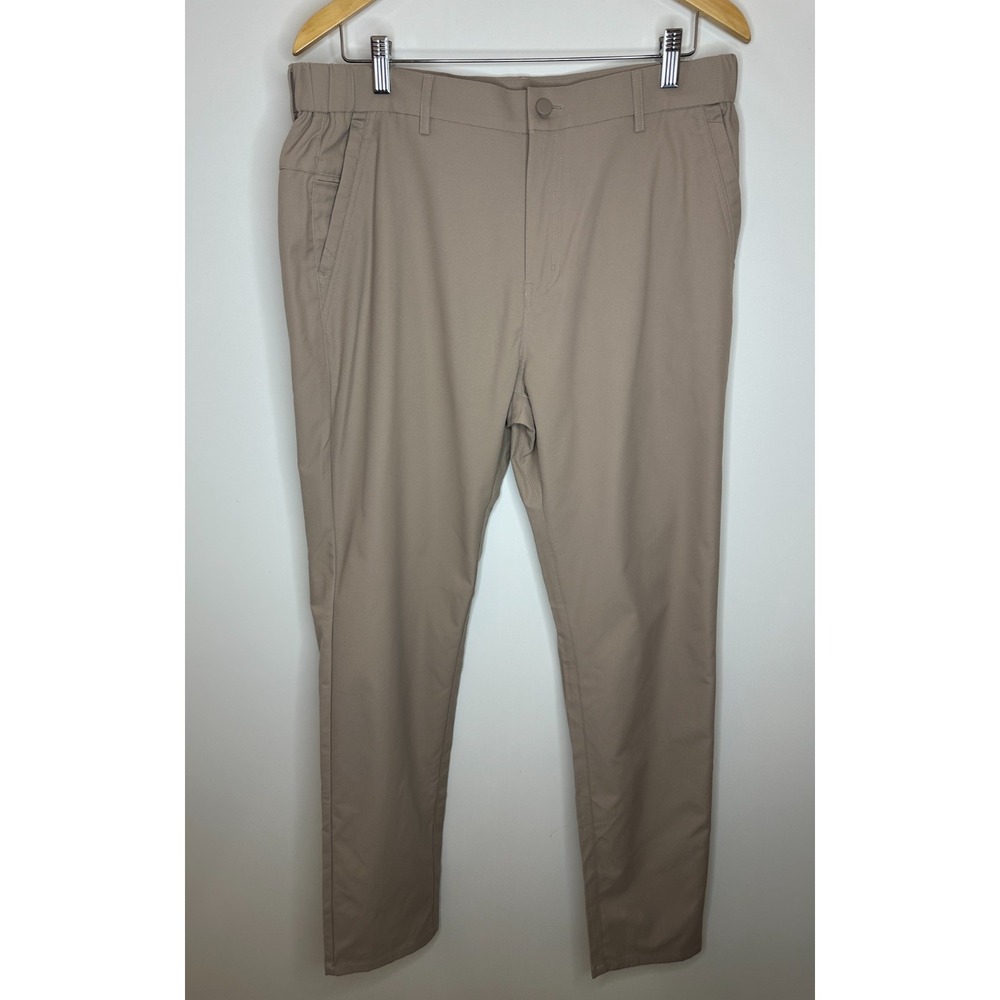 Jack Archer Jetsetter Tech Pants Straight Fit 34 x 34 Oak Khaki Performance - Picture 2 of 10